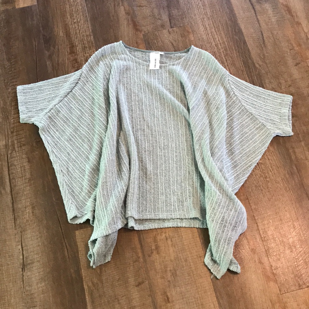 SAGE OVERSIZED KNITTED COLMAN